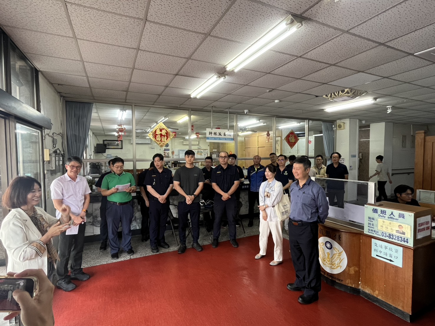 花蓮警分局與門諾醫院推動「健康波麗士」722血壓量測行動 建立自主健康管理觀念守護員警健康