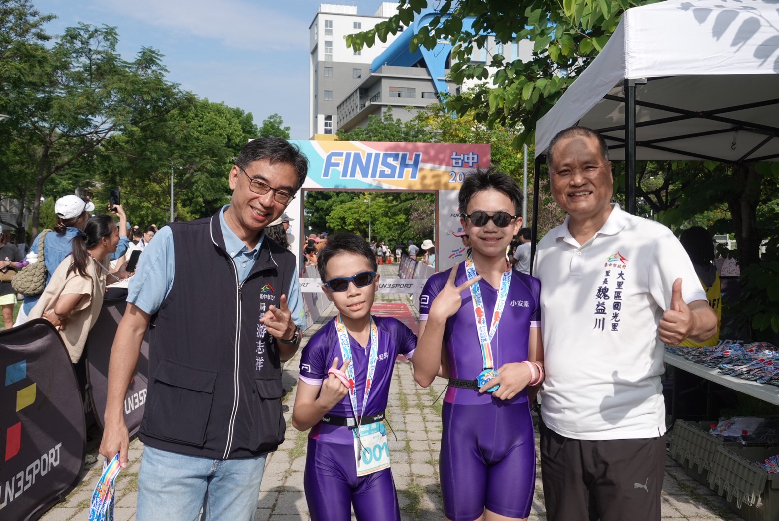 3到12歲萌娃挑戰鐵人三項！台中小鐵人賽熱血開跑
