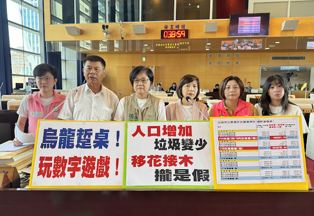 垃圾數據「左手換右手」? 議員痛批市府玩弄數字粉飾太平
